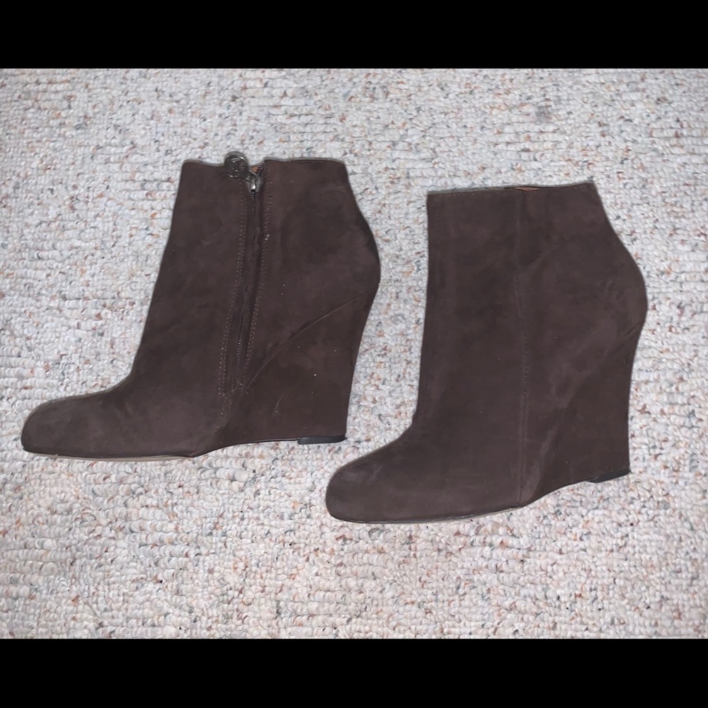 Suede booties